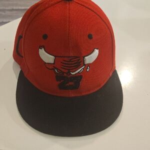 Red and Black Cap
